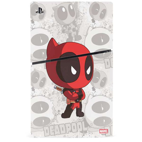 Marvel Deadpool Babypool PS5 Slim Digital Edition Console Skin